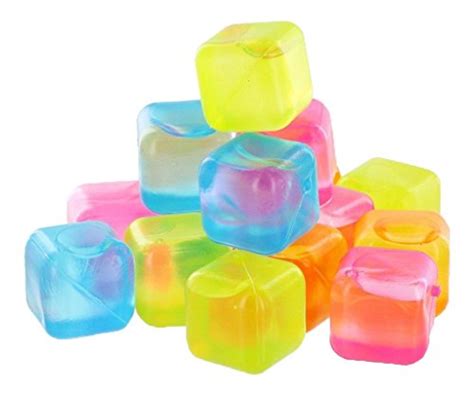 Reusable Plastic Ice Cubes 16 count (Colors May Vary) | Pricepulse