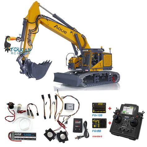 Ready To Run Lesu 1/14 Aoue Et35 Hydraulic Rc Excavator Remote Control ...