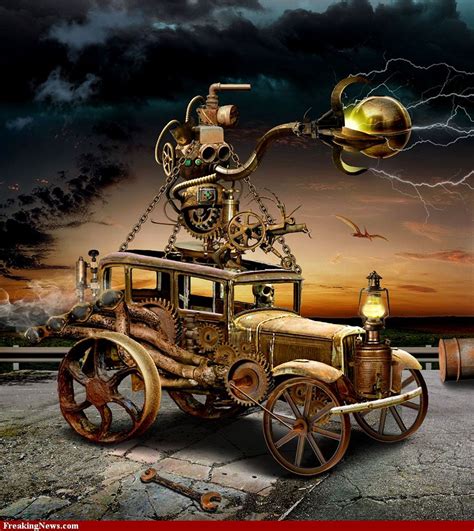 Steampunk Vintage Car | Steampunk, Steampunk design, Car artwork