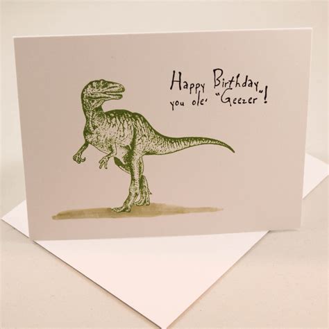 Birthday Card, Funny Birthday Card, Dinosaur Birthday Card… | Flickr