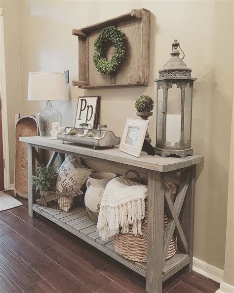 Completely Perfect Farmhouse Entry Table — Homebnc