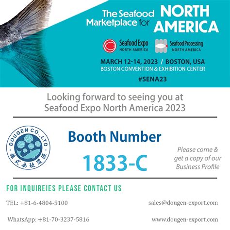 Seafood Expo North America 2023 » Dougen-Export