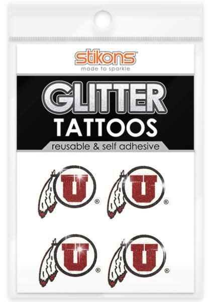 Utah Utes Glitter Tattoos 4 Pack | Glitter tattoo, Tattoos, Sparkle tattoo