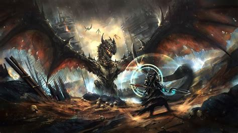 #artwork fantasy art #creature #dragon #1080P #wallpaper #hdwallpaper # ...