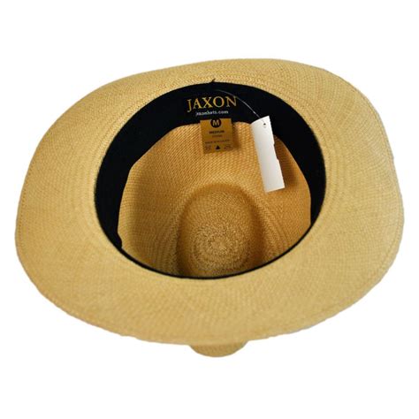 Jaxon Hats Panama Straw Fedora Hat Panama Hats