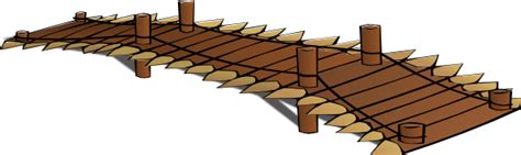 Old wooden bridge clipart - Clipground