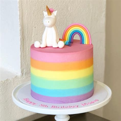 Rainbow Unicorn Cake — Burnt Butter Cakes