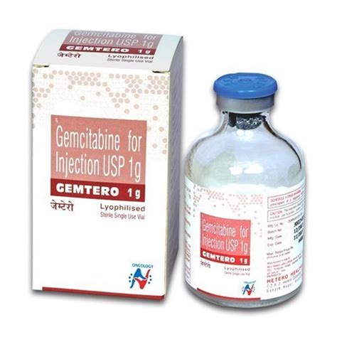 Gemcitabine Injection USP, Prescription, Treatment: Anti-cancer, Rs 950 ...