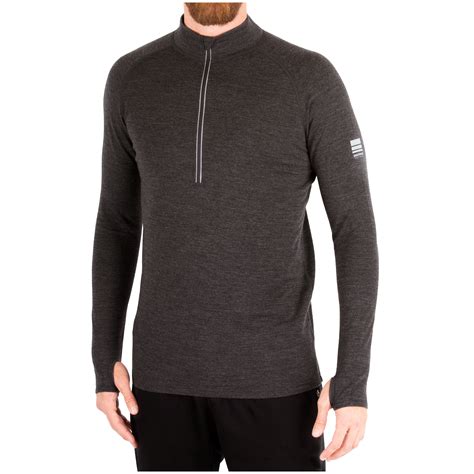 Meriwool - MERIWOOL Mens Merino Wool Heavyweight Half Zip Mock Neck ...