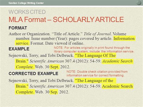 28++ Mla In Text Citation Journal Article Example Télécharger