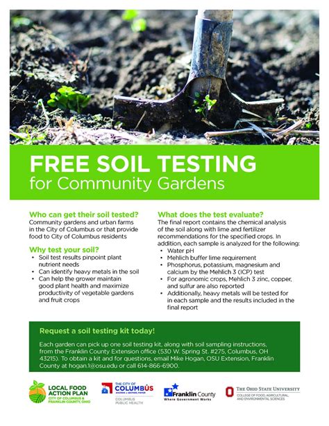 Free Soil Testing for Community Gardens | Growing Franklin