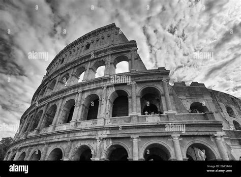 Colosseum in Rome, Italy. Ancient Roman Colosseum is one of the main ...