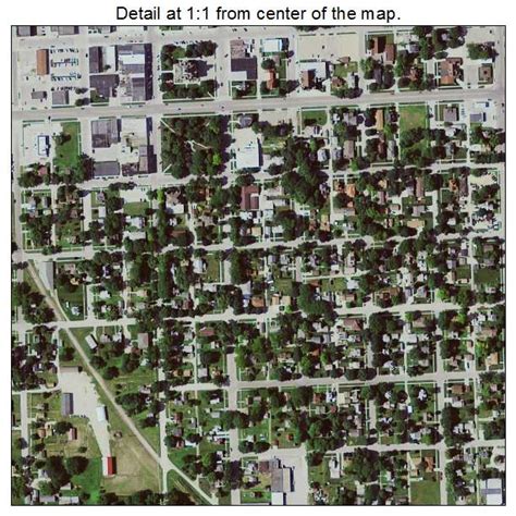 Aerial Photography Map of Hampton, IA Iowa