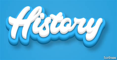 History Text Effect and Logo Design Word