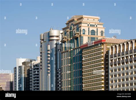 Abu Dhabi Skyline Stock Photo - Alamy