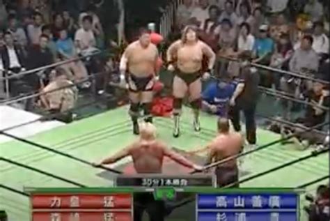 WILD II (Takeshi Morishima and Takeshi Rikio) vs Yoshihiro Takayama and Takashi Sugiura (NOAH ...