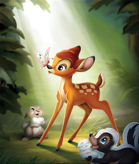 Bambi (1942), forest, fantasy, movie, bambi, animation, animal, disney ...