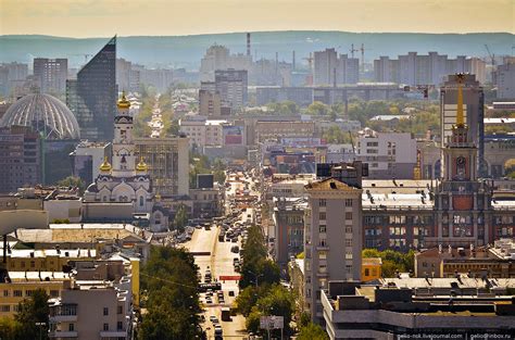 The bird’s-eye views of Ekaterinburg city · Russia Travel Blog