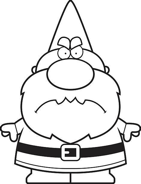 Royalty Free Cartoon Of The Angry Garden Gnome Clip Art, Vector Images & Illustrations - iStock