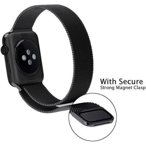 Generic Stainless Steel Band For Apple Watch Series 6 - 42/44mm - Black @ Best Price Online ...