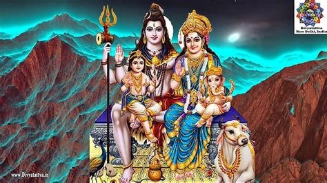 1600x900px, 720P Free download | Shiva Parvati, shiv parivar HD ...