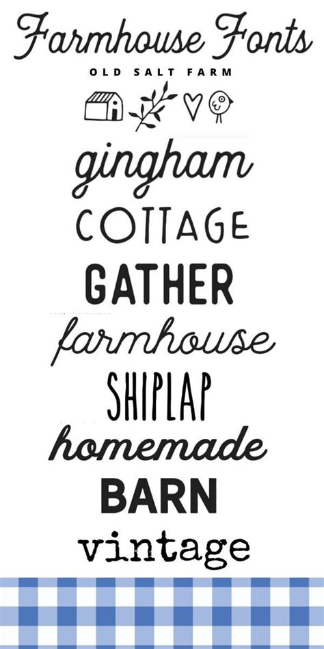 Best Farmhouse Fonts Cute Fonts, Fancy Fonts, Cricut Fonts, Cricut ...