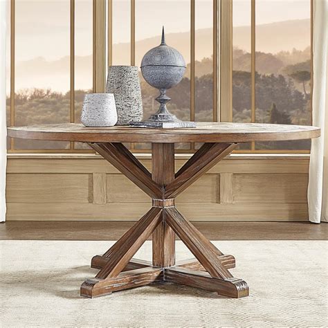 Homelegance E431 Farmhouse Style Reclaimed Wood 60" Round Dining Table | A1 Furniture & Mattress ...