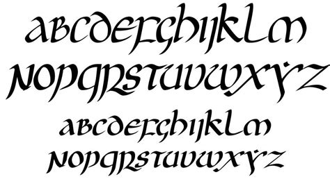 JGJ Uncial font by Jeffrey Glen Jackson - FontRiver