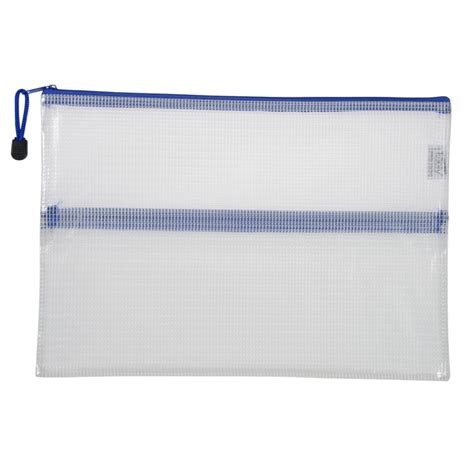 4imprint.com: PolyWeave Dual Zipper Document Holder 148198