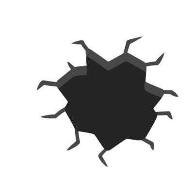 Cracked Hole Vector Art, Icons, and Graphics for Free Download