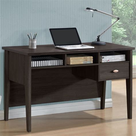 Corliving Folio 47-inch x 30-inch x 23-inch Standard Computer Desk in Black | The Home Depot Canada