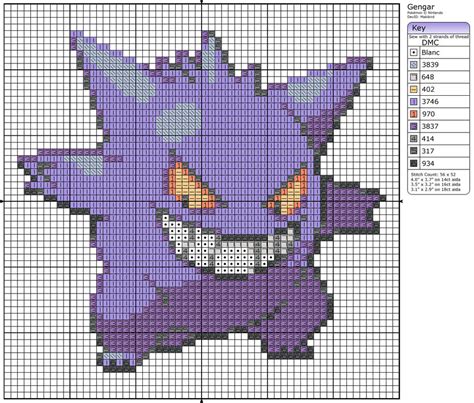 94 - Gengar by Makibird-Stitching on DeviantArt