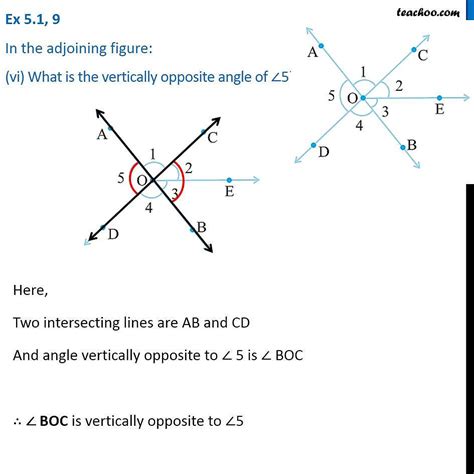 Question 1 - In the figure (i) Is angle 1 adjacent to 2? (ii) Is AOC