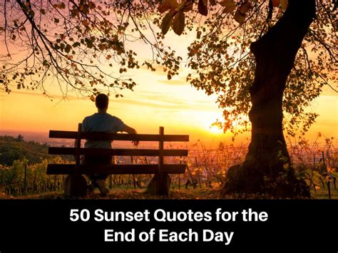 50 Sunset Quotes for the End of Each Day