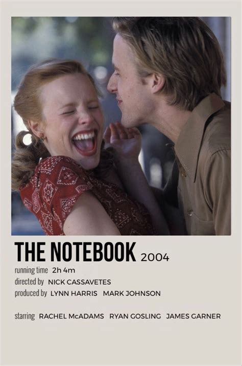 The notebook movie poster – Artofit