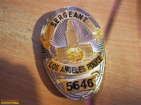 Die Hard Sergeant Powell LAPD badge replica movie prop