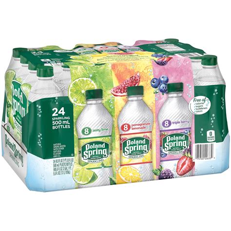 Poland Springs Poland Spring Sparkling Water, Pomegranate 12410094 - Walmart.com - Walmart.com