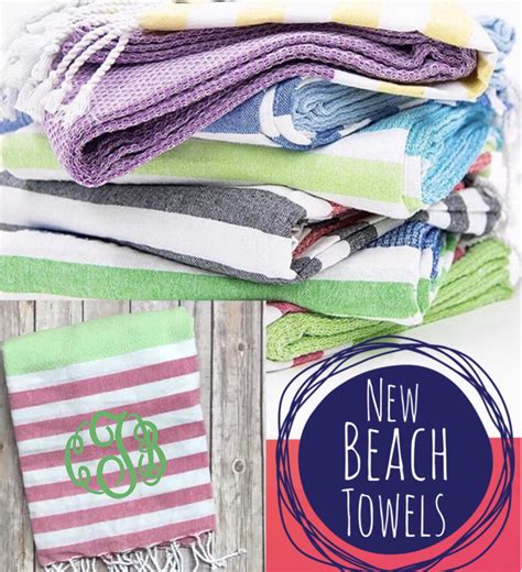 Monogrammed Beach Towels