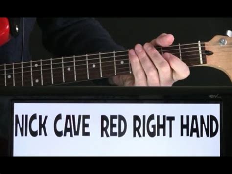 Nick Cave Guitar Chords