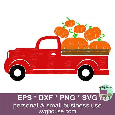 Pumpkin Truck SVG, Pumpkin Truck, Pumpkin Svg, Fall Svg, Fall Truck Svg ...