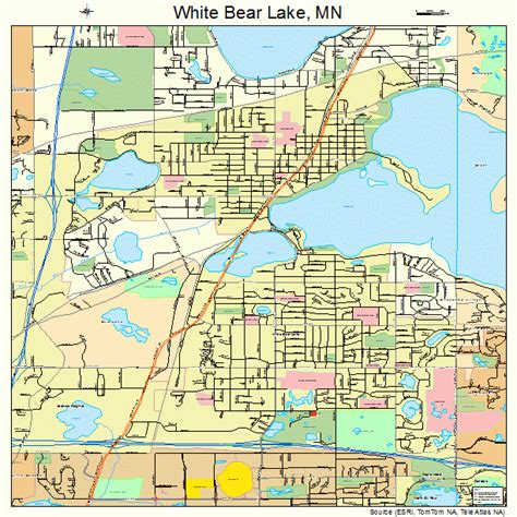 White Bear Lake Minnesota Street Map 2769970