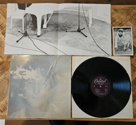 JOHN LENNON - IMAGINE - PLASTIC ONO BAND - CAPITOL SW3379 - 33RPM w/POSTER - EX $9.99 - PicClick