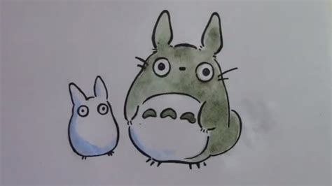 Chibi Totoro Drawing