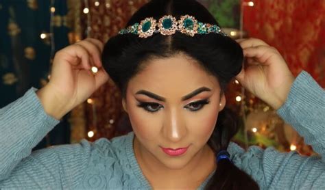 Easy Princess Jasmine Makeup and Hair Tutorial for Halloween | Upstyle