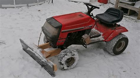 Homemade Snow Plow For Garden Tractor | Fasci Garden