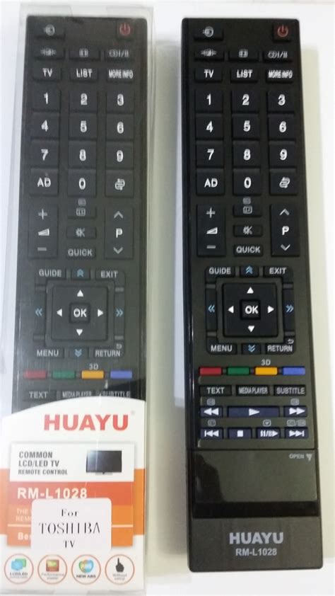 FOR TOSHIBA TV REMOTE CONTROL ( RM-L1028)