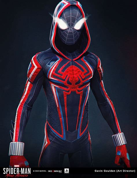 Miles Morales 2099 Suit - Concept by Gavin Goulden | Spiderman, Marvel ...