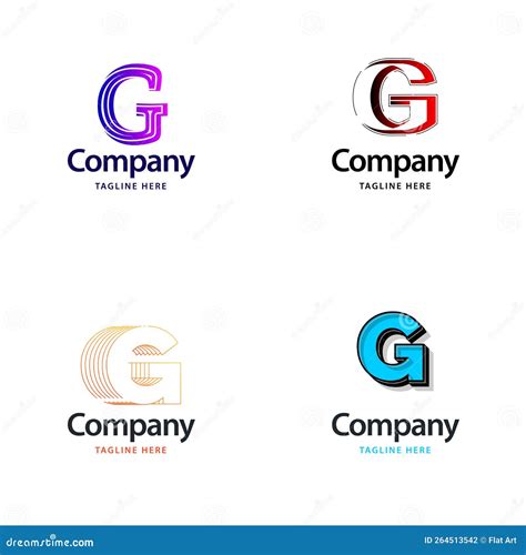 Letter G Big Logo Pack Design Creative Modern Logos Design for Your ...