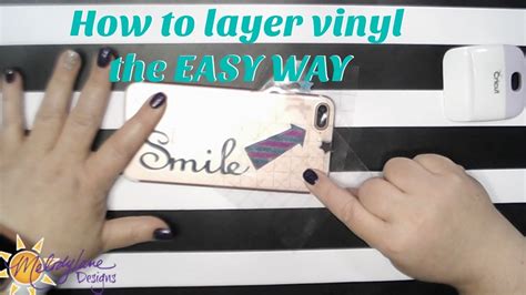 Layering Vinyl The Easy Way | Registration Marks - YouTube