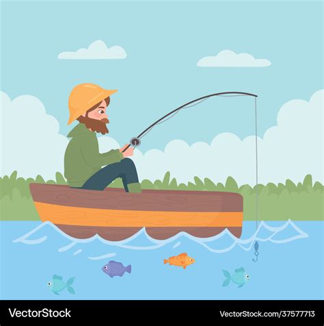 Top 188+ Fishing man cartoon - Tariquerahman.net